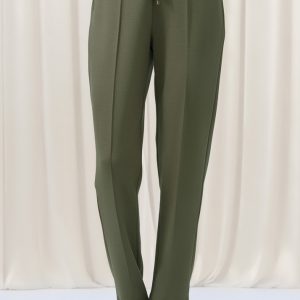 ELENA WANG EW35201 - KHAKI SUPER SOFT LOUNGE WEAR TROUSERS