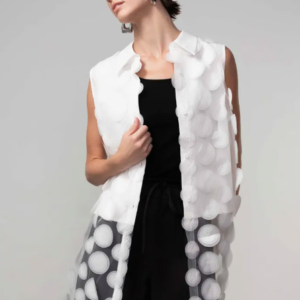 HAAKŌ - H1055 - White Sleeveless Blouse