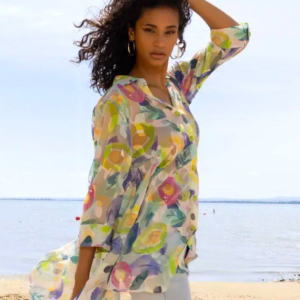 ALISON SHERI A47375 - MULTI COLOURED BLOUSE