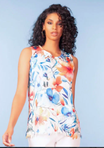 ALISON SHERI MULTICOLOURED TOP